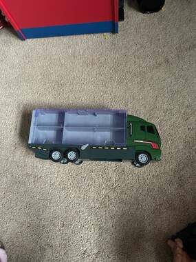 Elite Force Green Cargo Carrier Truck Toy Car Transporter
